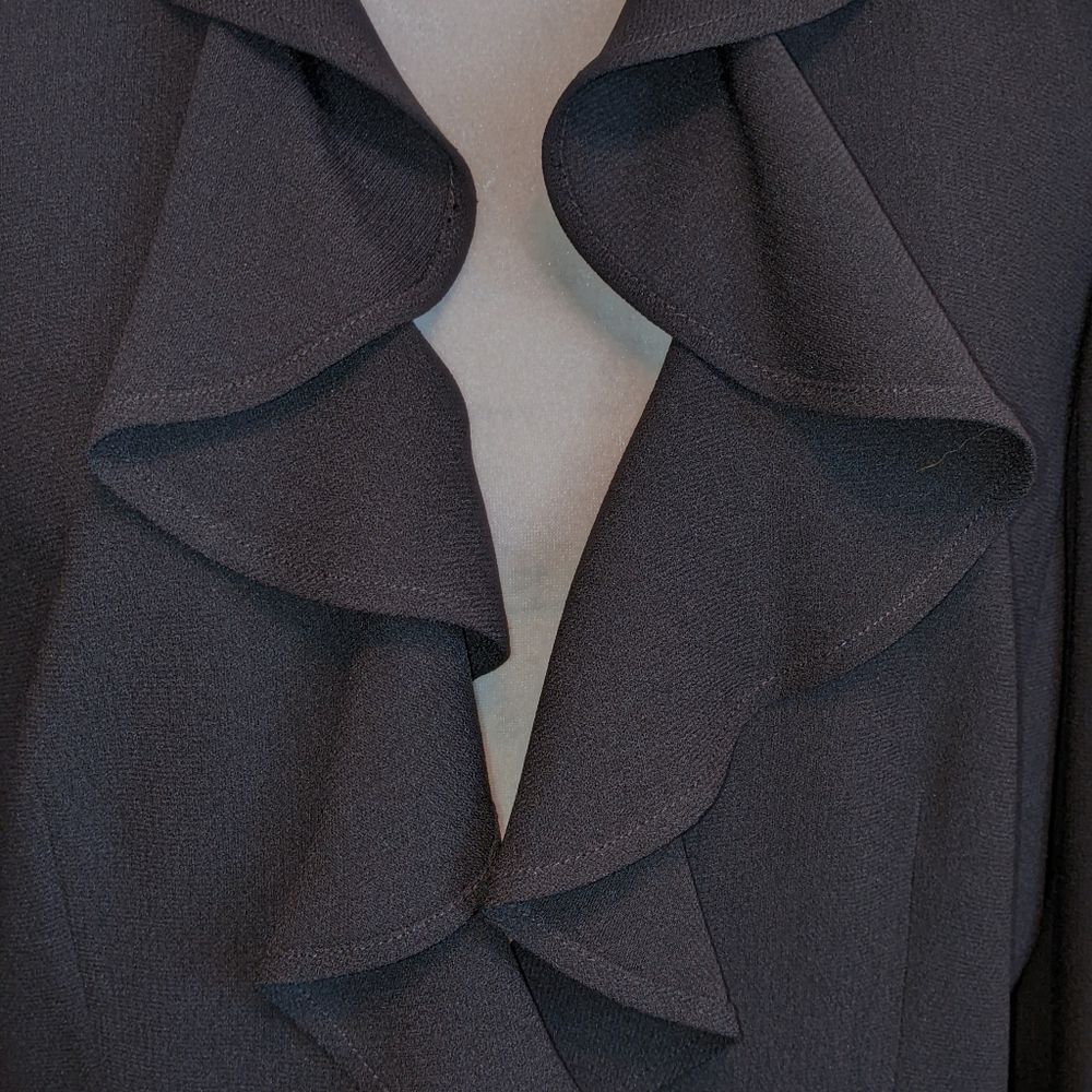 Nygard Blazer Women's Black Suit Jacket Lined Black Feminine Career Classic L - Picture 4 of 8